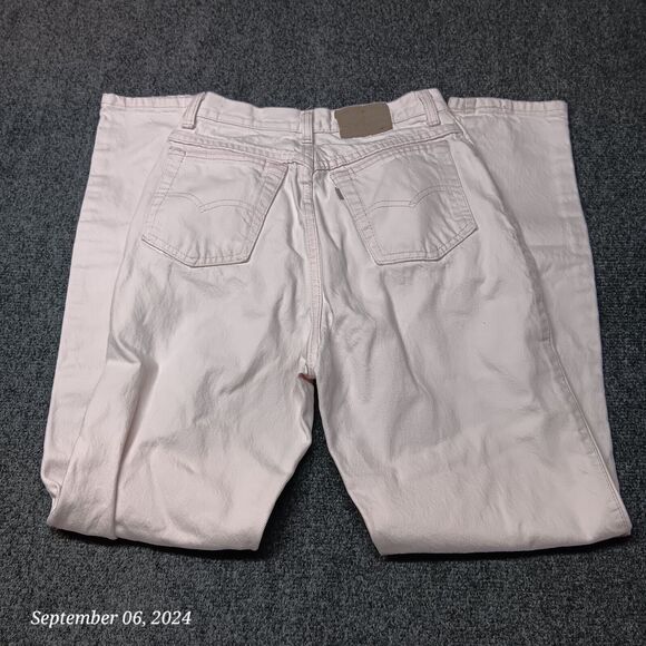 Vintage Levi 901 Jeans Women 9 Light Pink 24x31 High Rise Mom‎ Pants - Picture 3 of 12